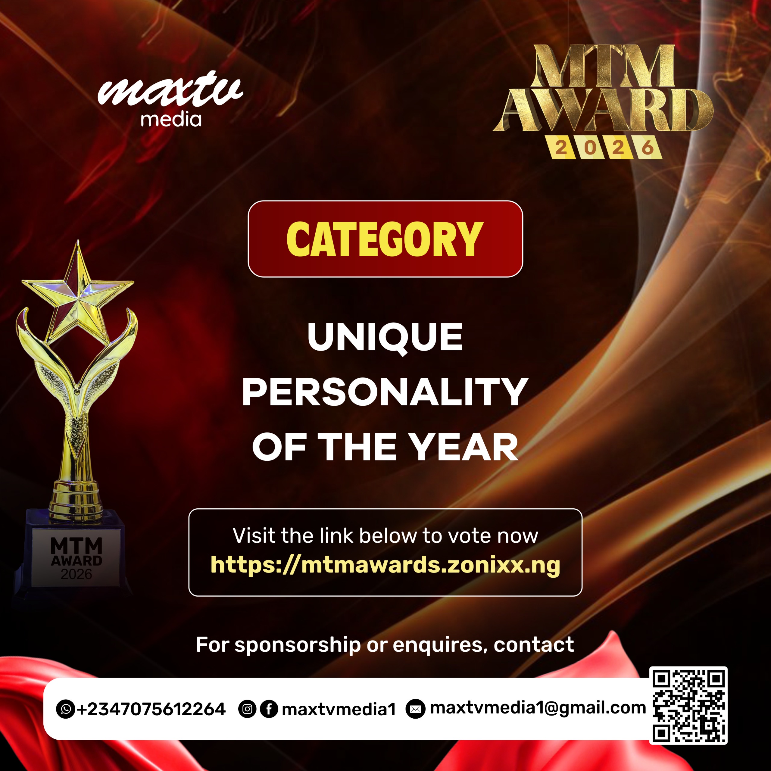 UNIQUE PERSONALITY OF THE YEAR 